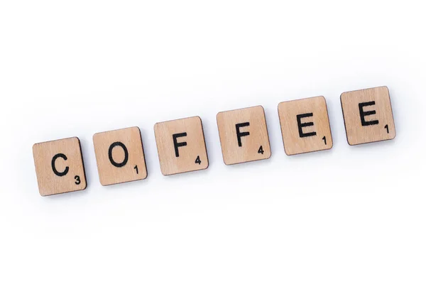 단어 커피 — 스톡 사진