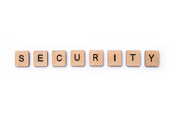 The word SECURITY — Stock Photo, Image