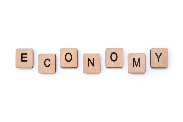 La parola Economia — Foto Stock