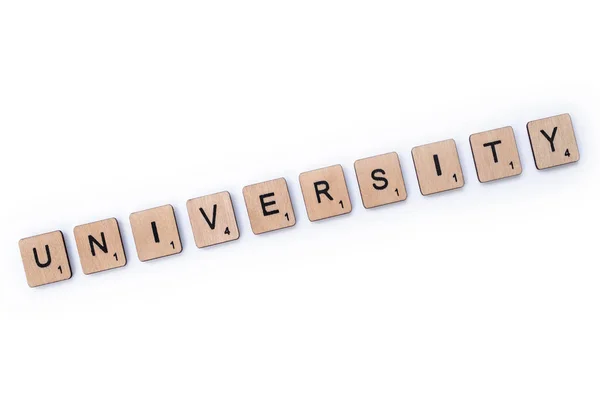 Das Wort Universität — Stockfoto