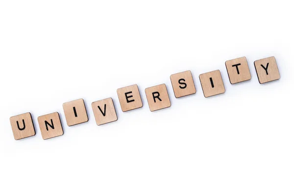 The word UNIVERSITY — Stock Photo, Image