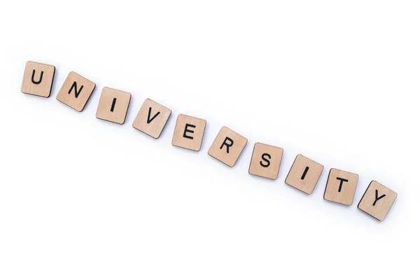 The word UNIVERSITY — Stock Photo, Image