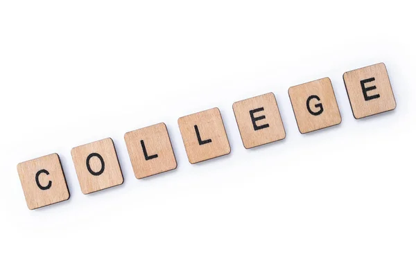 The word COLLEGE — Stock Photo, Image