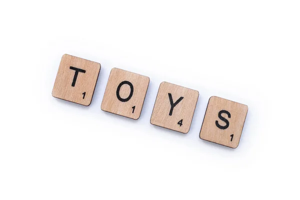 La parola TOYS — Foto Stock