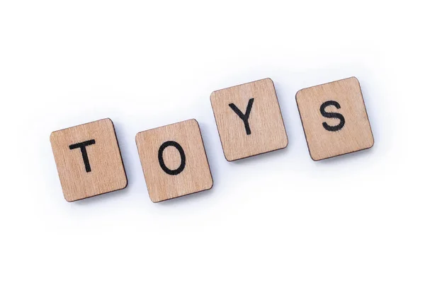 La parola TOYS — Foto Stock