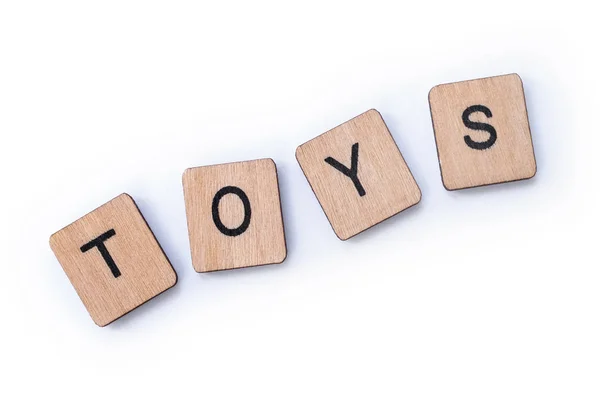 La parola TOYS — Foto Stock