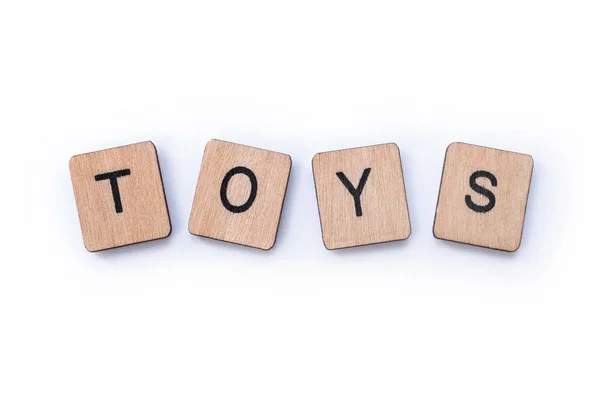 La parola TOYS — Foto Stock