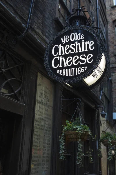 Ye Olde Cheshire Cheese Openbaar Huis in Londen — Stockfoto