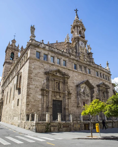 Церква Сантос Хуанеса у Валенсії — стокове фото