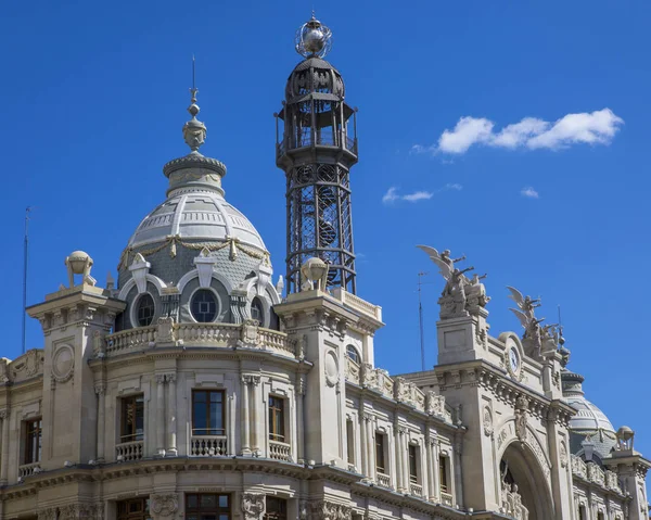 Edifício Central dos Correios em Valência — Fotografia de Stock