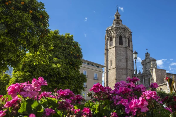 Torre del Micalet a Valencia — Foto Stock