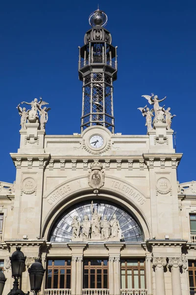 Central Post Office Building in Valencia — Stock Photo, Image