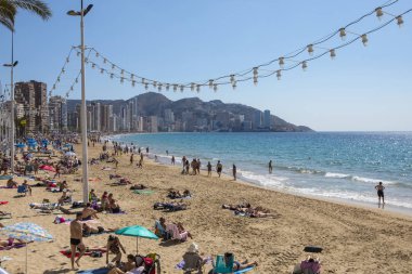 Benidorm'da Levante beach