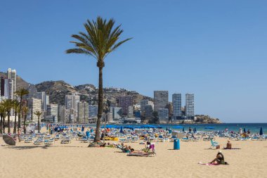 Benidorm'da Levante beach