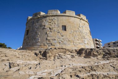 Castillo de Moraira İspanya'da