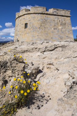 Castillo de Moraira İspanya'da