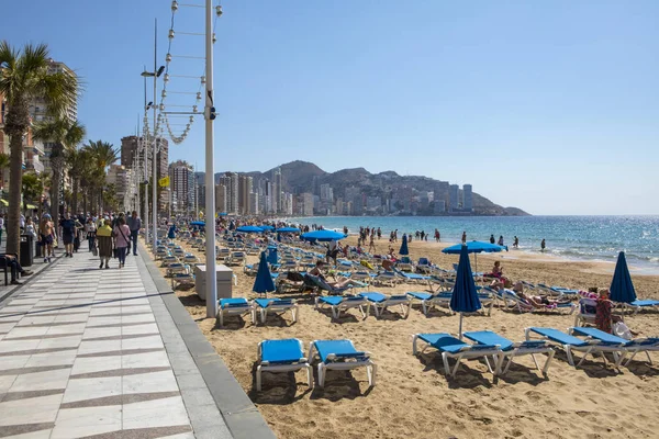 Benidorm en España — Foto de Stock