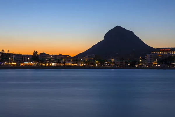 Uitzicht op Montgo Massif in Javea — Stockfoto