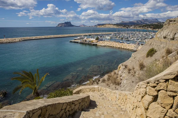 Moraira in Spanje — Stockfoto