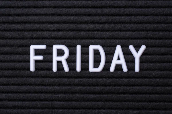 The word FRIDAY — Stock Photo, Image
