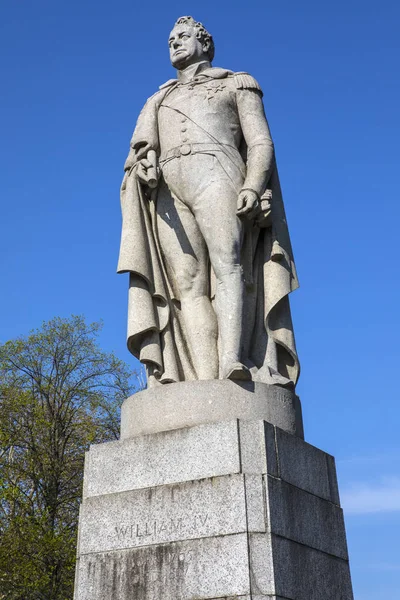 Άγαλμα του βασιλιά Γουίλιαμ IV στο Λονδίνο — Φωτογραφία Αρχείου