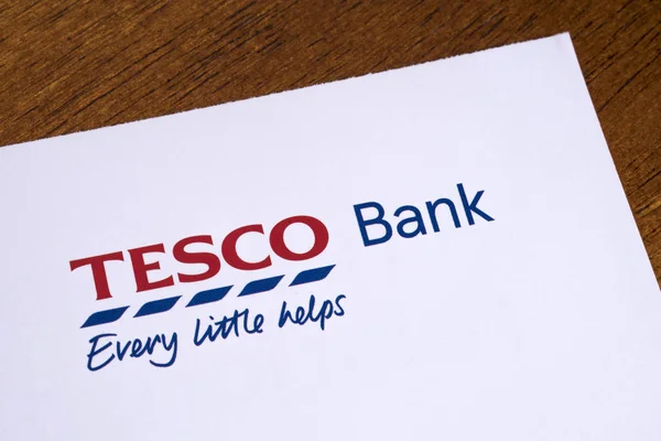 Tesco bank logo typ — Stockfoto