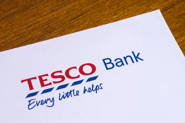 Logotipo do banco Tesco — Fotografia de Stock