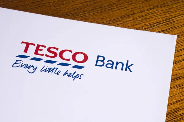 Логотип Tesco Bank — стоковое фото