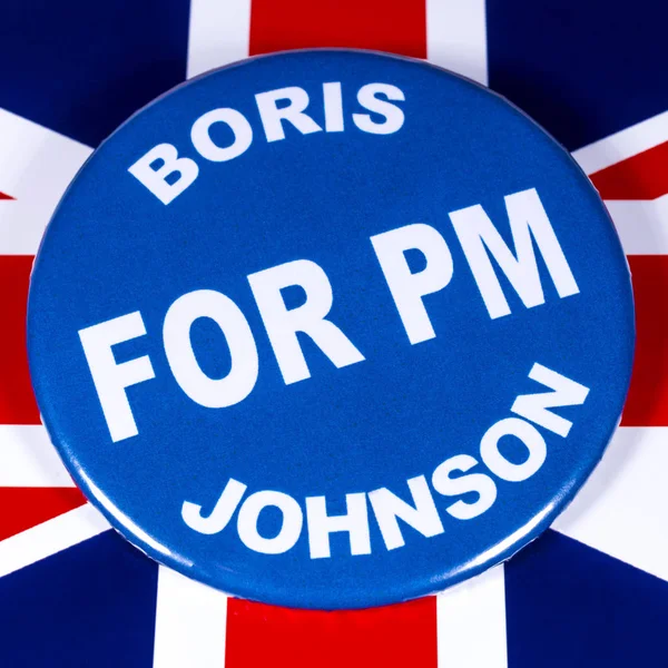 Boris johnson zum Premierminister gewählt — Stockfoto
