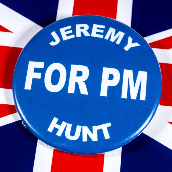 Джереми Хант на пост премьер-министра — стоковое фото