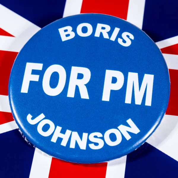 Boris Johnson dla premiera — Zdjęcie stockowe