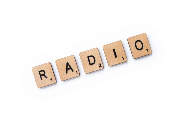 Слово RADIO — стоковое фото