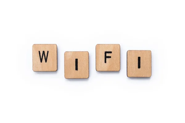 Слово WIFI — стоковое фото