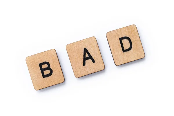 The word BAD — Stock Photo, Image