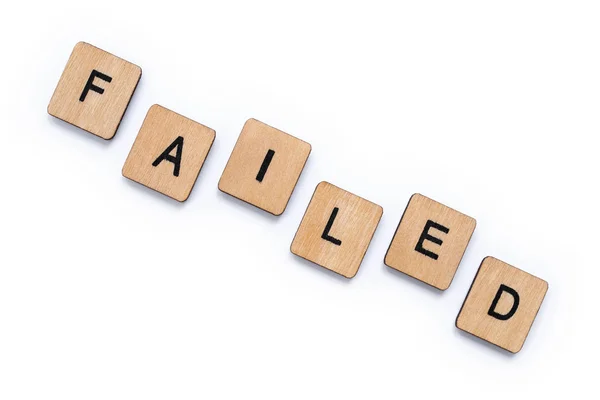 The word FAILED — Stock Photo, Image