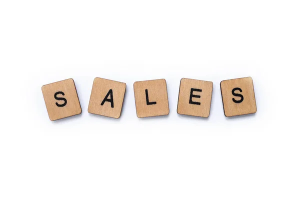 A szó Sales — Stock Fotó