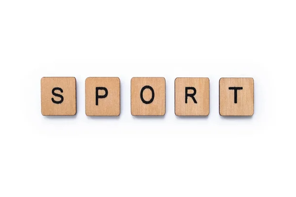 La palabra Sport — Foto de Stock