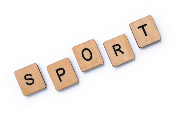 Ordet sporten — Stockfoto