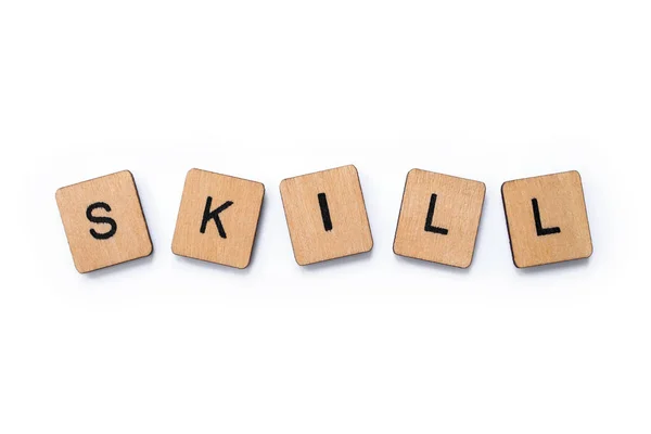 The word SKILL — Stock Photo, Image
