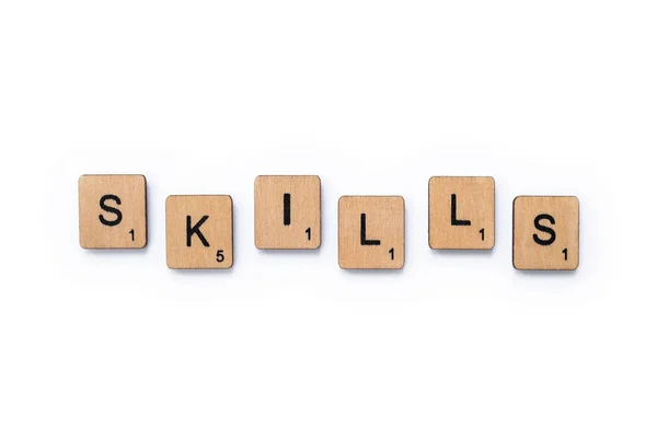 The word SKILLS — Stock Photo, Image