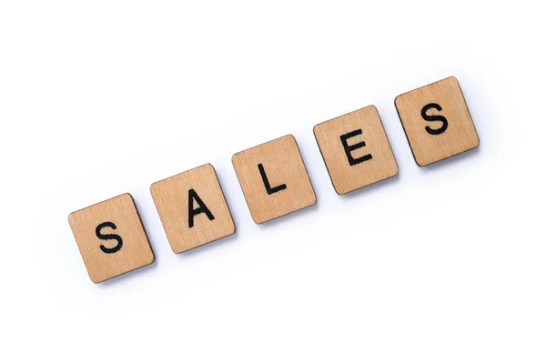 The word SALES — Stock Photo, Image