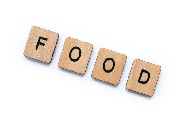 The word FOOD — Stock Photo, Image