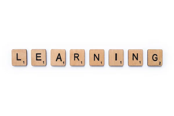 The word LEARNING — Stock Photo, Image