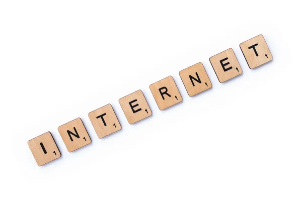 The word INTERNET — Stock Photo, Image