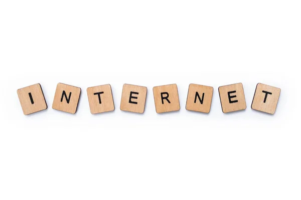 The word INTERNET — Stock Photo, Image