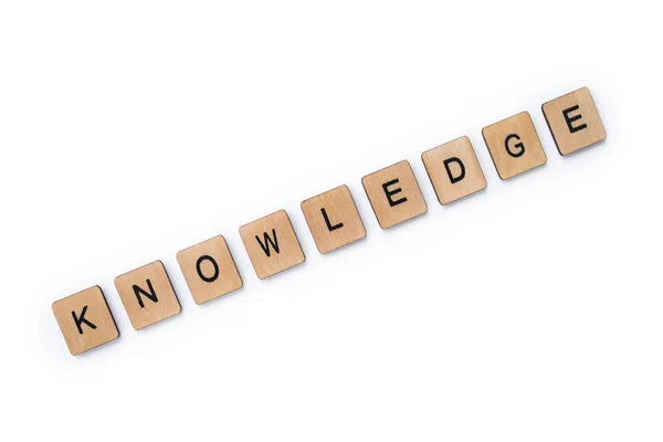 The word KNOWLEDGE — Stock Photo, Image