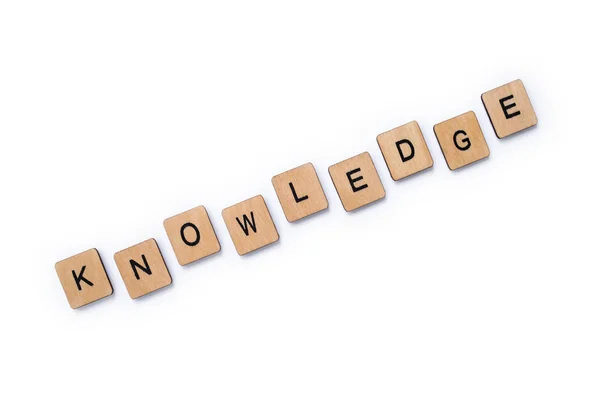 The word KNOWLEDGE — Stock Photo, Image