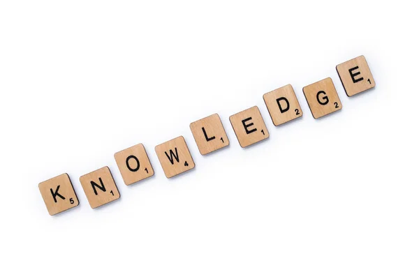 The word KNOWLEDGE — Stock Photo, Image