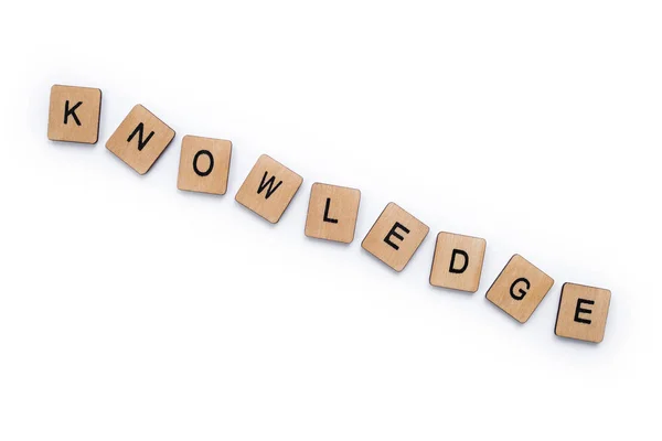 The word KNOWLEDGE — Stock Photo, Image