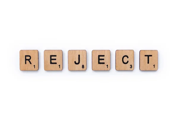 La palabra REJECT — Foto de Stock